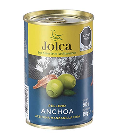 JOLCA ACEITUNA RELL ANCHOA 12/300g