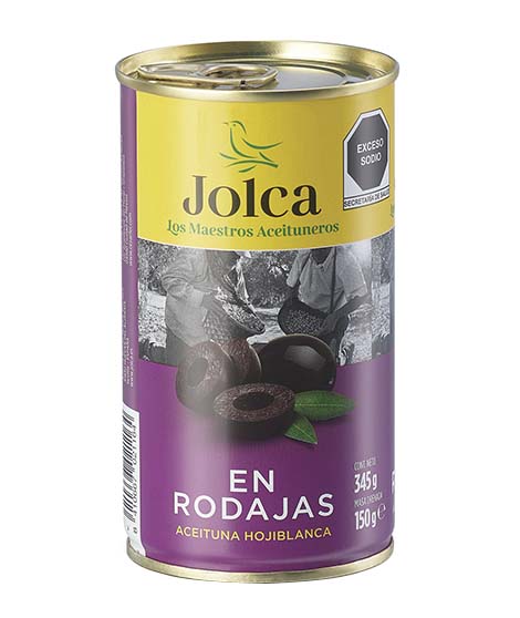 JOLCA ACEITUNA NEGRA RODAJA 345g