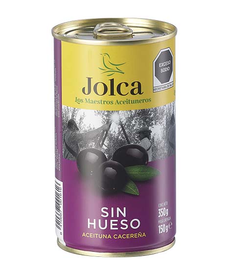 JOLCA ACEITUNA NEGRA DESHU 350g