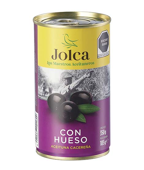 JOLCA ACEITUNA NEGRA ENTERA 12/350g