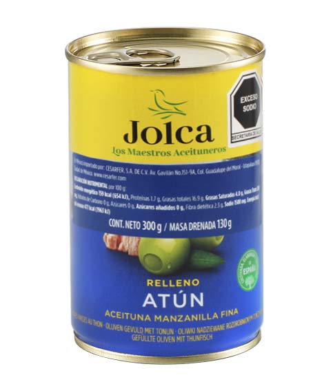 JOLCA ACEITUNA RELL ATUN 300g