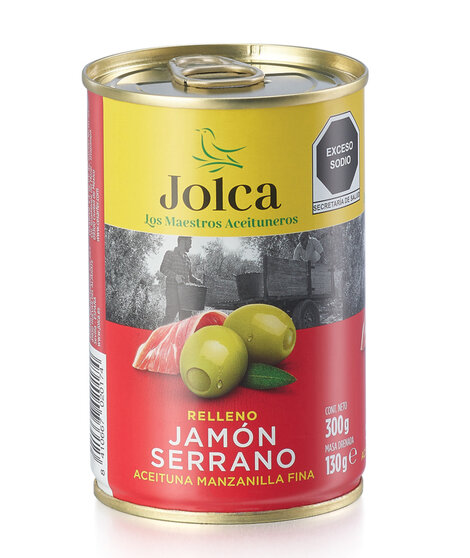 JOLCA ACEITUNA RELL JAMON 300g