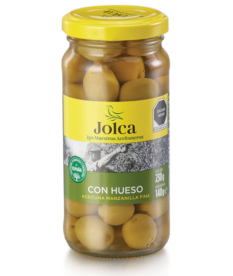 JOLCA ACEITUNA MANZ. ENTERA 230g