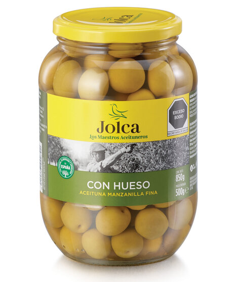 JOLCA ACEITUNA MANZ ENTERA 6/850g