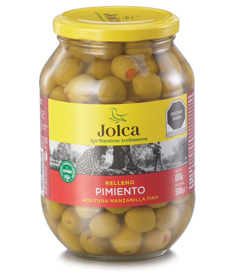 JOLCA ACEITUNA RELL PIMIENTO 835g