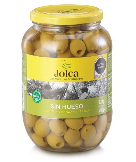 JOLCA ACEITUNA DESHUESADA 820g