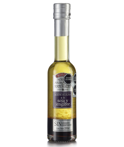 BORGES ACEITE SOJA JENGIBRE 6/200ml