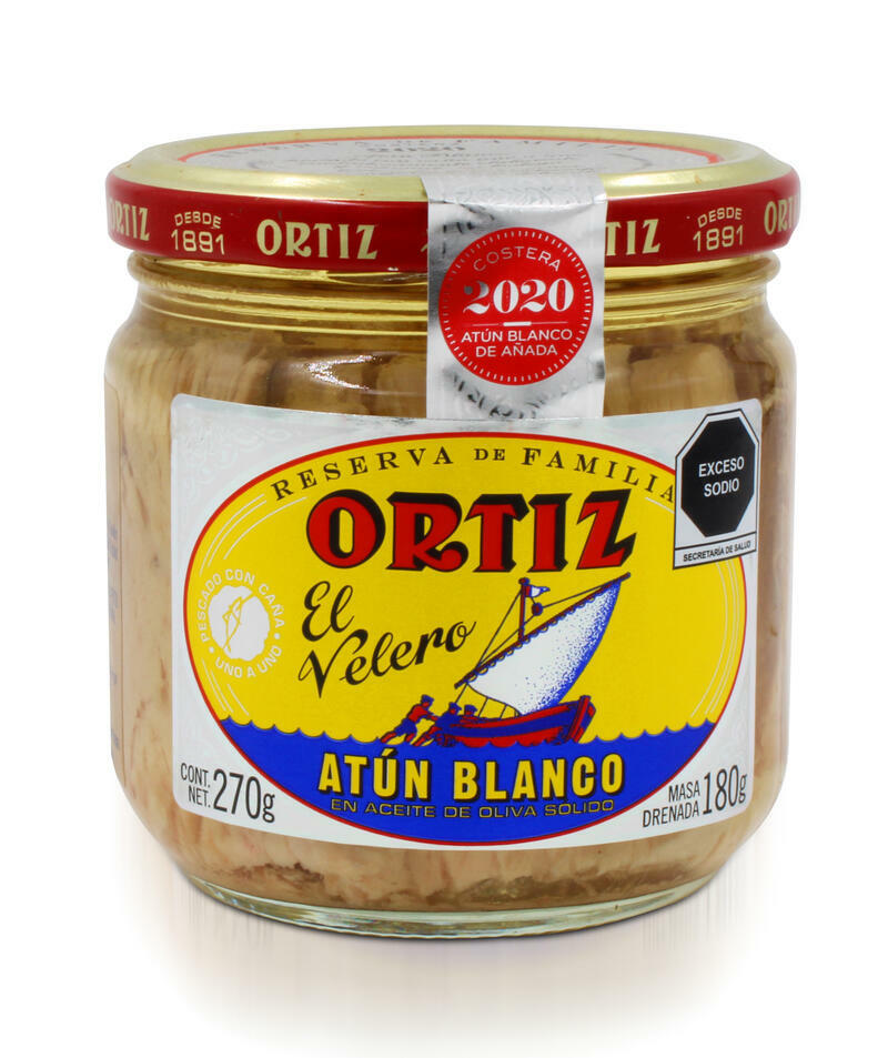 ORTIZ ATUN BLANCO OLIVA RSVA FAM 270g