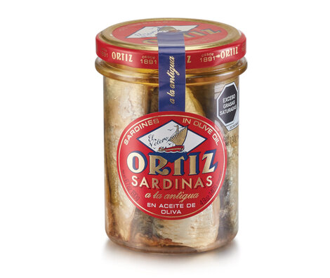 ORTIZ SARDINA ACEITE OLIVA 12/190g