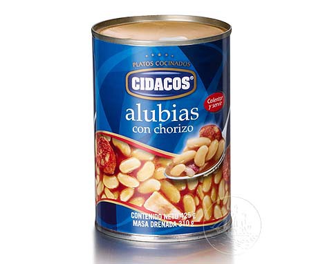 CIDACOS ALUBIAS C/ CHORIZO 425g