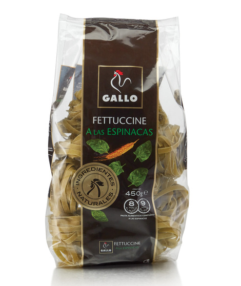 GALLO FETTUCCINE ESPINACAS 450g