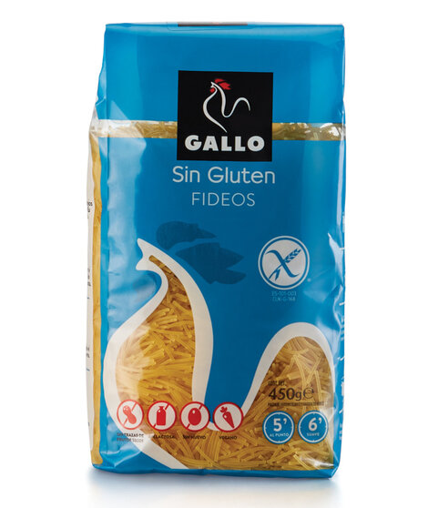 GALLO FIDEOS SIN GLUTEN 12/450g