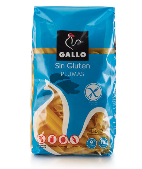 GALLO PLUMA SIN GLUTEN 10/450g