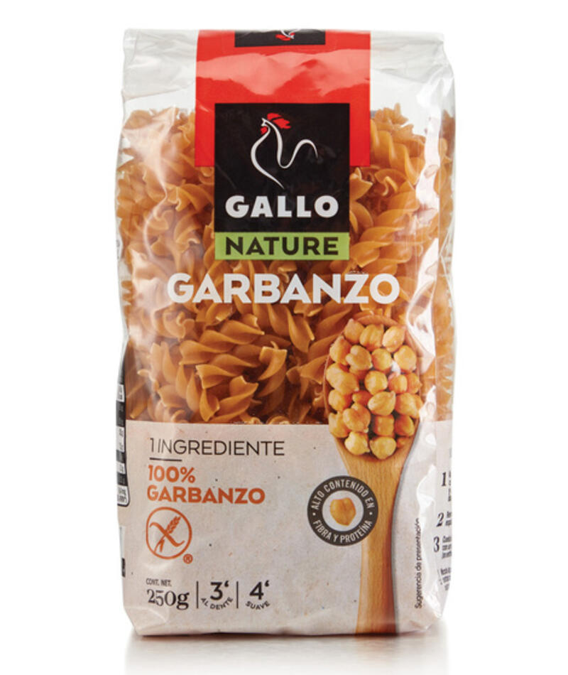 GALLO NATURE HELICE GARBANZO 250g