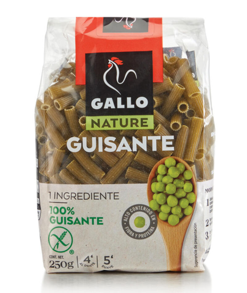 GALLO NATURE MACARRON GUISANTE 250g