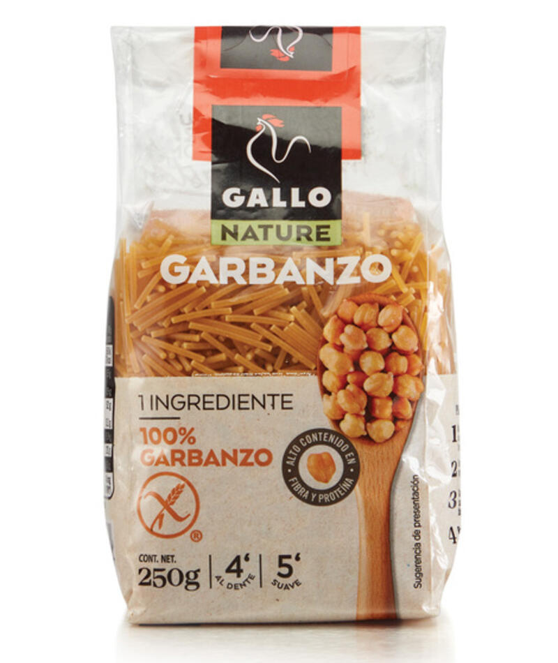 GALLO NATURE FIDEO GARBANZO 250g