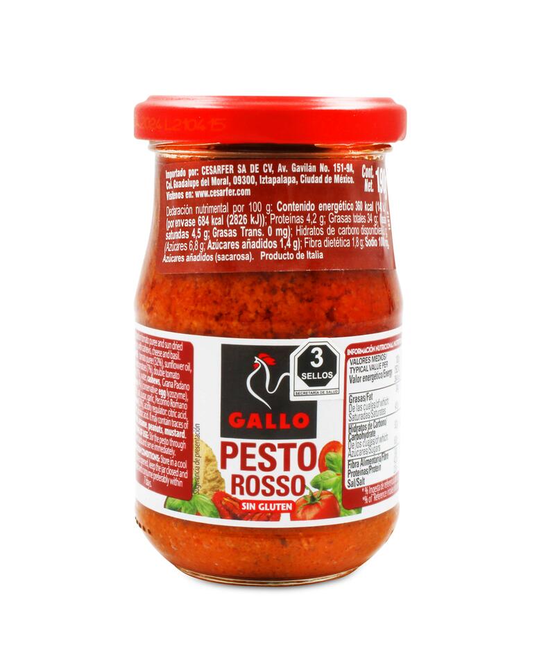 GALLO SALSA PESTO ROSSO 190g