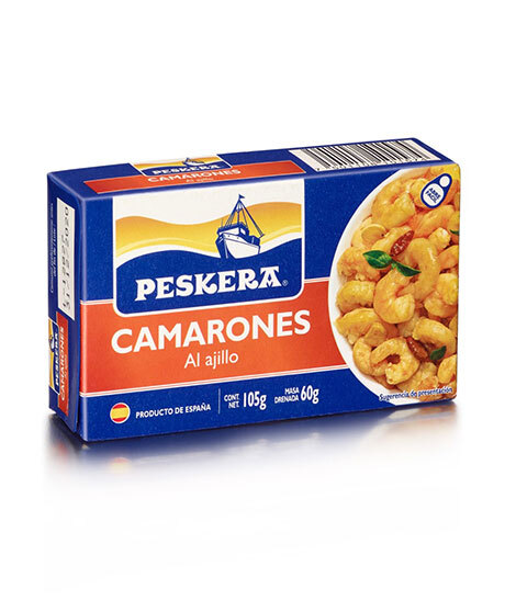 PESKERA CAMARONES AJILLO 24/105g