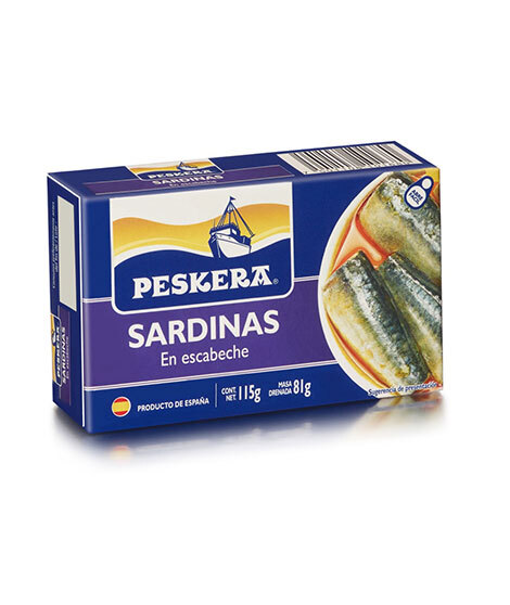 PESKERA SARDINA ESCABECHE 24/115g