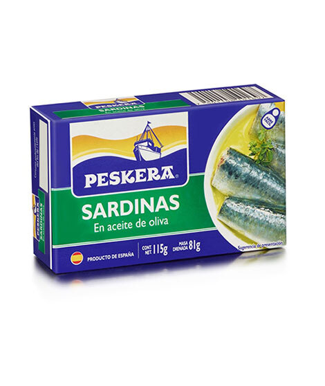 PESKERA SARDINA ACEITE OLIVA 115g