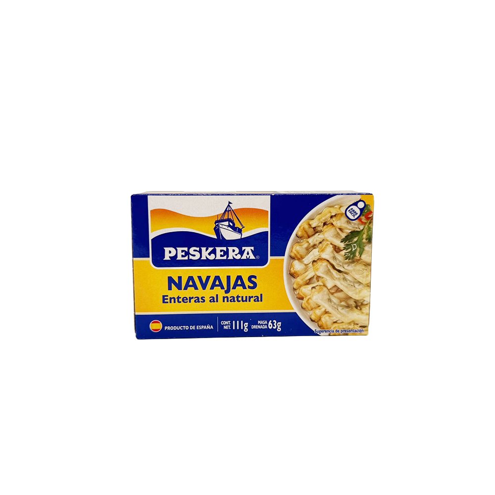 PESKERA NAVAJAS AL NATURAL 111gr