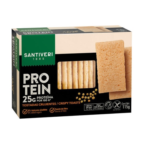 SANTIVERI TOSTADAS PROTEICAS 115g