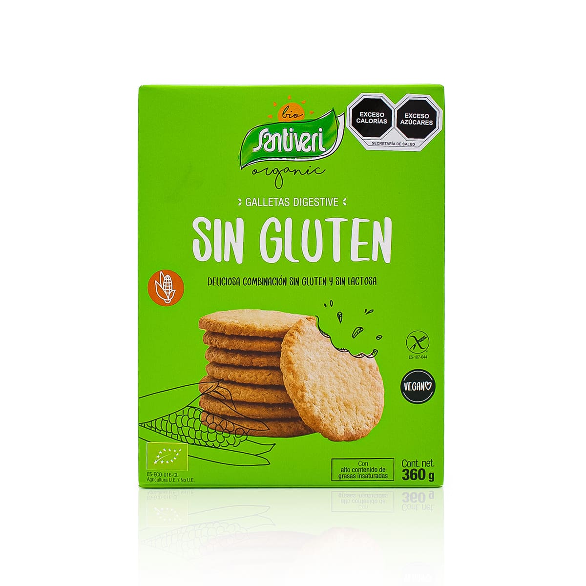 SANTIVERI DIGESTIVE GALLETA SIN GLUTEN BIO 360g