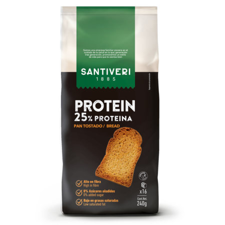SANTIVERI PAN TOSTADO PROT 240g